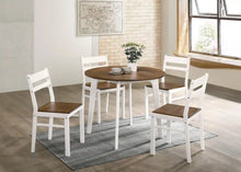 Load image into Gallery viewer, Furniture of America Kuster 5-Piece Dining Table Set - IDF-3713RT-5PK