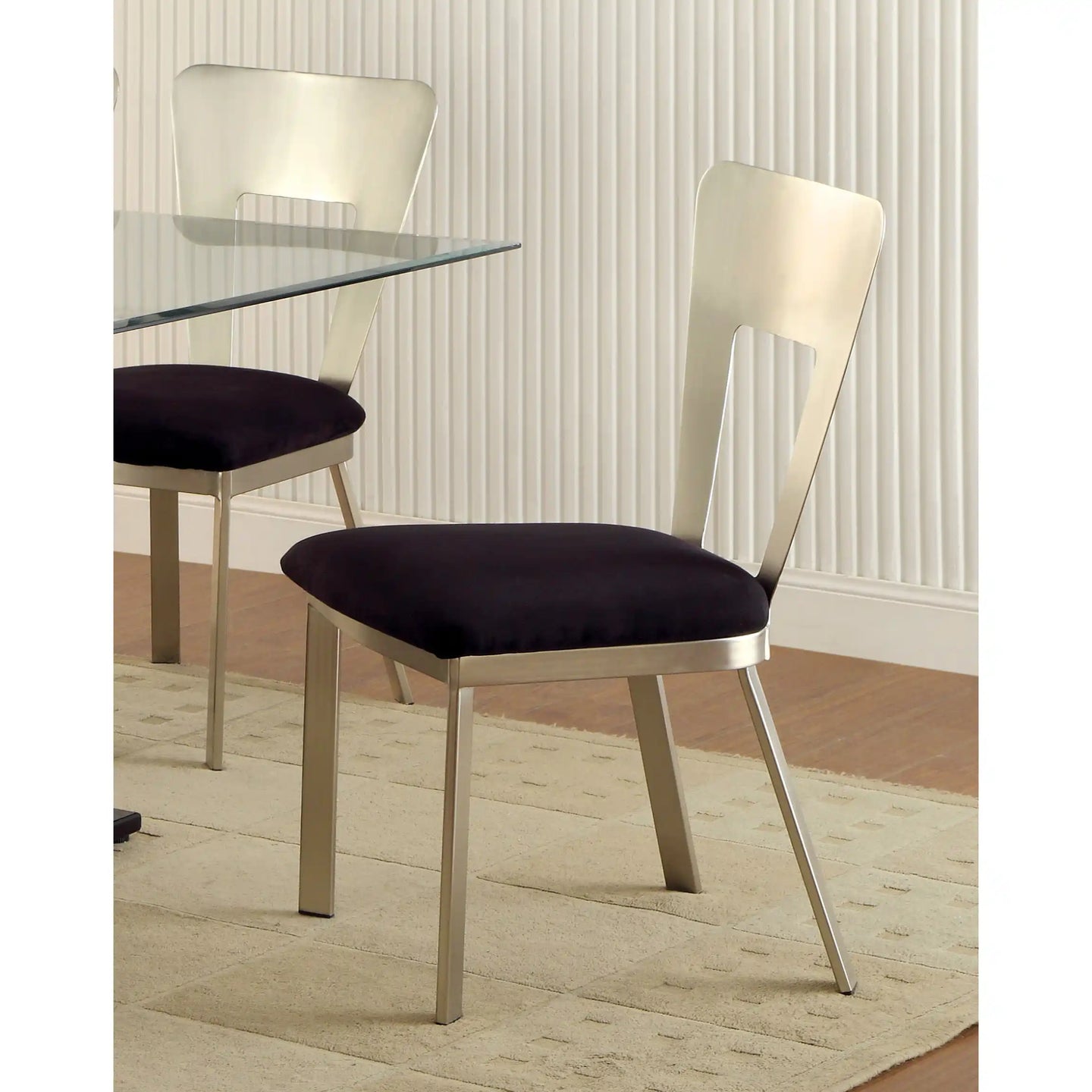 Furniture of America Tino Contemporary Padded Side Chairs (Set of 2) - IDF-3728SC