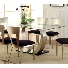Load image into Gallery viewer, Furniture of America Tino Contemporary Glass Top Dining Table - IDF-3728T