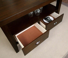 Load image into Gallery viewer, Furniture of America Riche Transitional 2-Drawer Counter Height Table - IDF-3730PT