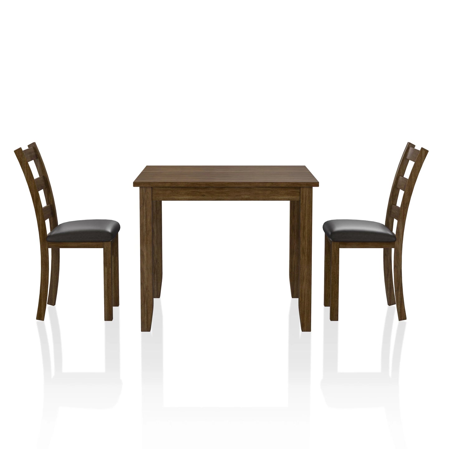 Furniture of America Chesterton 3-Piece Dining Table Set - IDF-3770T-3PK