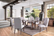 Load image into Gallery viewer, Furniture of America Jamsen Rustic 77-inch Trestle Dining Table - IDF-3829T-77