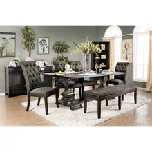 Load image into Gallery viewer, Furniture of America Nissa Rustic 6-Piece Wood Dining Set - IDF-3840T-6PC-3564GY
