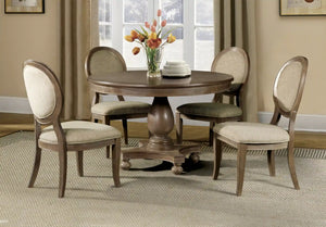 Furniture of America Pearse Transitional Round Dining Table - IDF-3872RT