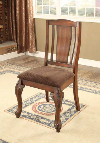 Furniture of America Hannah Traditional Padded Side Chairs (Set of 2) - IDF-3873SC
