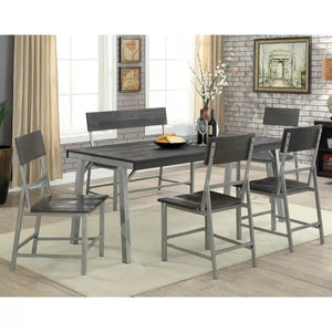 Furniture of America Avery Industrial Metal Frame Side Chairs (Set of 2) - IDF-3921SC