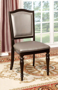 Furniture of America Harry Transitional Faux Leather Padded Side Chairs (Set of 2) - IDF-3970SC