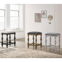 Load image into Gallery viewer, Furniture of America Weighton Padded Counter Height Stools in Antique Oak (Set of 2) - IDF-3979A-BC