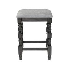 Load image into Gallery viewer, Furniture of America Weighton Padded Counter Height Stools in Dark Gray (Set of 2) - IDF-3979DG-BC