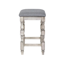 Load image into Gallery viewer, Furniture of America Weighton Padded Counter Height Stools in Antique White (Set of 2) - IDF-3979WH-BC