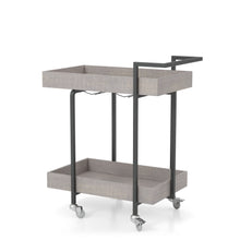 Load image into Gallery viewer, Furniture of America Lackomb 2-Shelf Serving Cart in Antique Gray - IDF-AC316GY