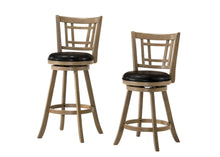 Load image into Gallery viewer, Furniture of America Raela Transitional Padded 24-Inch Bar Stool in Maple - IDF-BR6107A-24