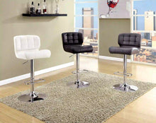 Load image into Gallery viewer, Furniture of America Hovey Contemporary Swivel Bar Stool in Black - IDF-BR6152BK