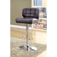 Load image into Gallery viewer, Furniture of America Hovey Contemporary Swivel Bar Stool in Gray - IDF-BR6152GY