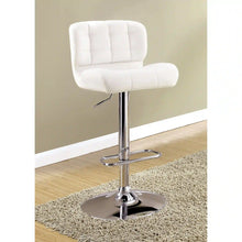 Load image into Gallery viewer, Furniture of America Hovey Contemporary Swivel Bar Stool in White - IDF-BR6152WH