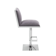 Load image into Gallery viewer, Furniture of America Mango Contemporary Swivel Bar Stool in Gray - IDF-BR6462GY