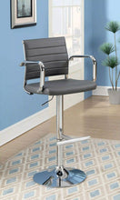 Load image into Gallery viewer, Furniture of America Zenah Contemporary Swivel Bar Stool in Gray - IDF-BR6463GY