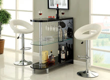 Load image into Gallery viewer, Furniture of America Morton Contemporary 2-Shelf Mini Server in Black - IDF-BT8333-BK