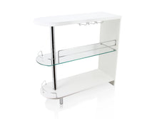 Load image into Gallery viewer, Furniture of America Morton Contemporary 2-Shelf Mini Server in White - IDF-BT8333-WH