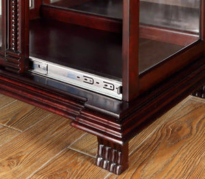 Furniture of America Yarni Traditional 6-Shelf Corner Home Bar - IDF-CR134
