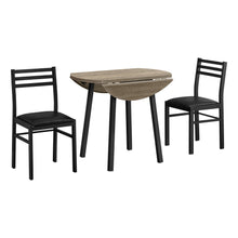 Load image into Gallery viewer, Dark Taupe /black Dining Set - I 1003