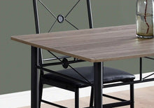 Load image into Gallery viewer, Dark Taupe /black Dining Set - I 1022