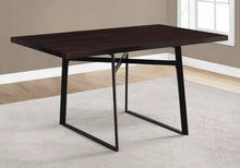 Load image into Gallery viewer, Espresso /black Dining Table - I 1105