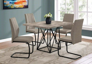 Taupe /black Dining Table - I 1109