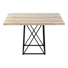 Load image into Gallery viewer, Taupe /black Dining Table - I 1109