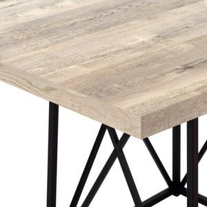 Taupe /black Dining Table - I 1109