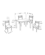 Load image into Gallery viewer, Espresso /beige Dining Set - I 1111