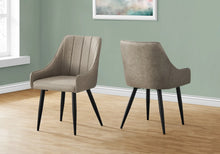 Load image into Gallery viewer, Taupe /black Dining Chair - I 1188