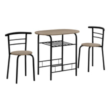 Load image into Gallery viewer, Dark Taupe /black Dining Set - I 1206