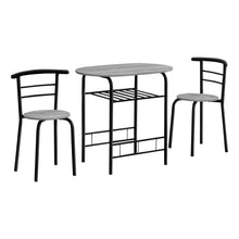 Load image into Gallery viewer, Grey /black Dining Set - I 1207