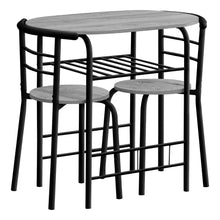Load image into Gallery viewer, Grey /black Dining Set - I 1207