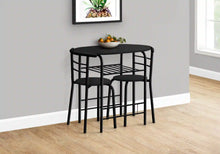 Load image into Gallery viewer, Black /black Dining Set - I 1208