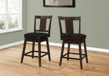 Load image into Gallery viewer, Espresso /black Bar Stool - I 1231