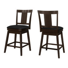 Load image into Gallery viewer, Espresso /black Bar Stool - I 1231