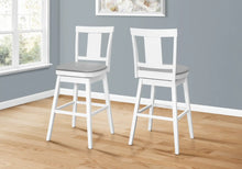 Load image into Gallery viewer, White /grey Bar Stool - I 1232