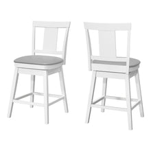 Load image into Gallery viewer, White /grey Bar Stool - I 1233