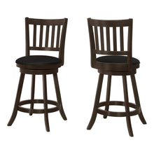 Load image into Gallery viewer, Espresso /black Bar Stool - I 1237