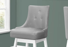 Load image into Gallery viewer, Grey /white Bar Stool - I 1243