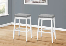Load image into Gallery viewer, White /grey Bar Stool - I 1262