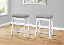 Load image into Gallery viewer, White /grey Bar Stool - I 1263