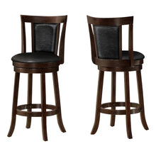 Load image into Gallery viewer, Espresso /black Bar Stool - I 1287