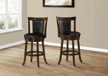 Load image into Gallery viewer, Espresso /black Bar Stool - I 1288