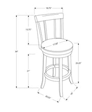 Load image into Gallery viewer, Espresso /black Bar Stool - I 1288