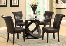 Load image into Gallery viewer, Espresso /clear Dining Table - I 1749