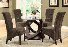 Load image into Gallery viewer, Espresso /clear Dining Table - I 1749