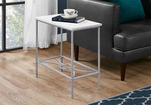 White /silver Accent Table / Side Table - I 2077